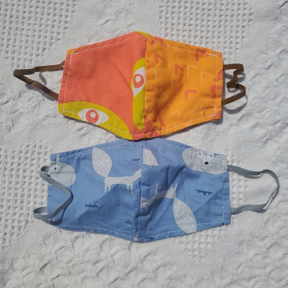 2 Pack of Handmade Masks - Foxes - Picture 2 of 6